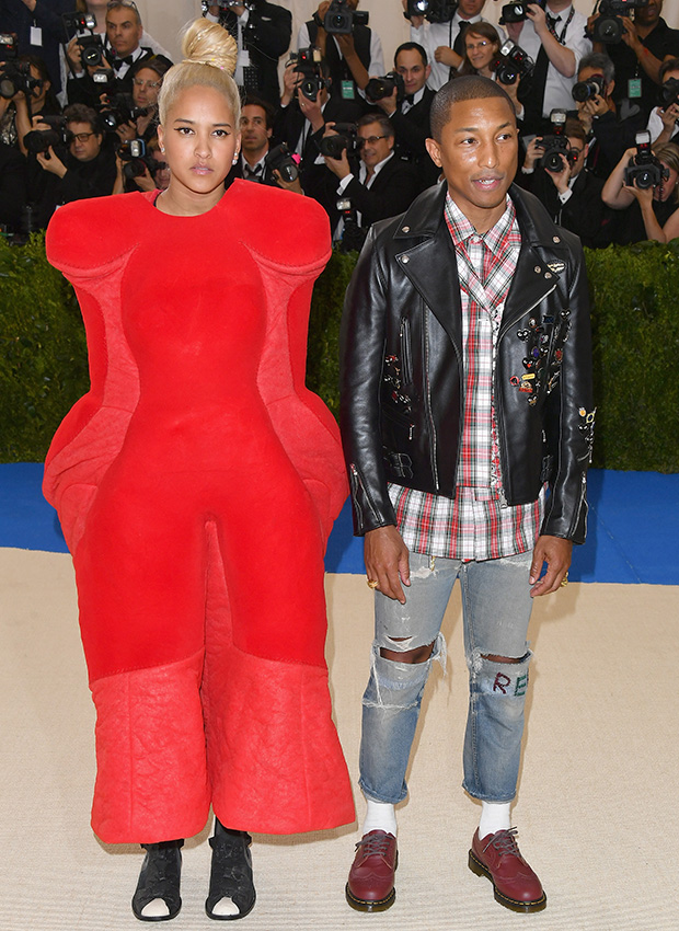 Pharrell Williams and Helen Lasichanh. Photo / Getty